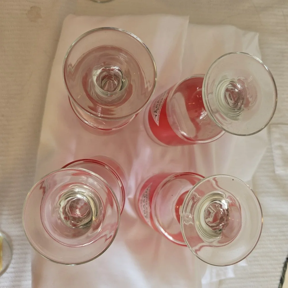Set of 8 Tabasco Bloody Mary Stem Glases